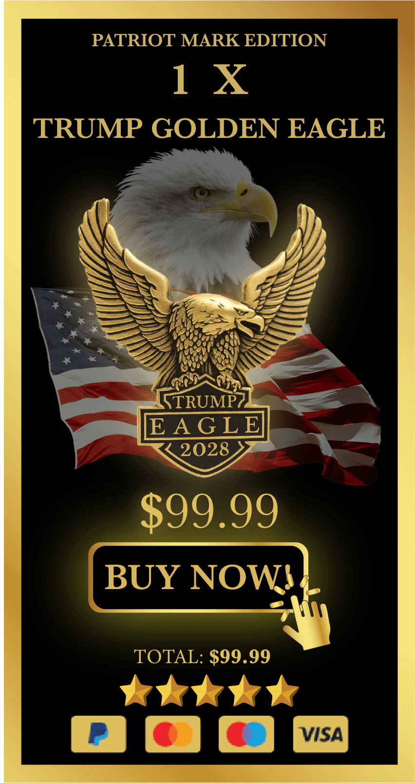 Trump Golden Eagle Price